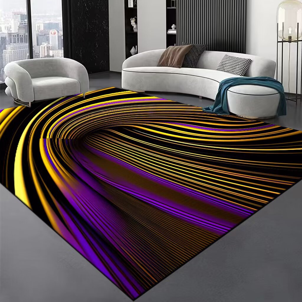 Modern Optical Illusion Area Rug Kalsten