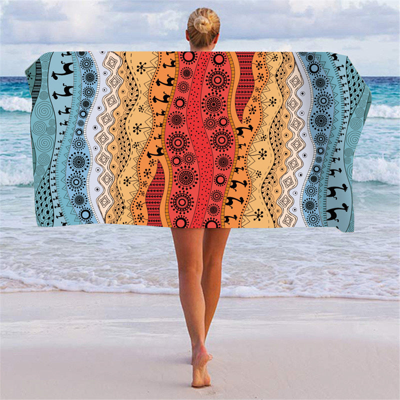 Beach towel with creative dollar design Kalsten