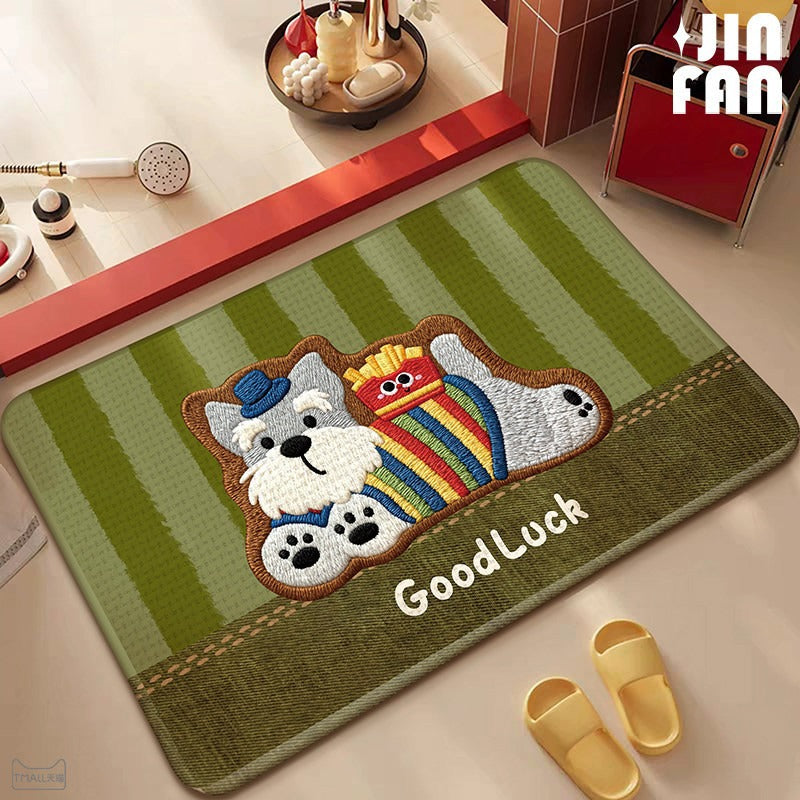 Cute Animal-Themed Indoor Doormat Kalsten