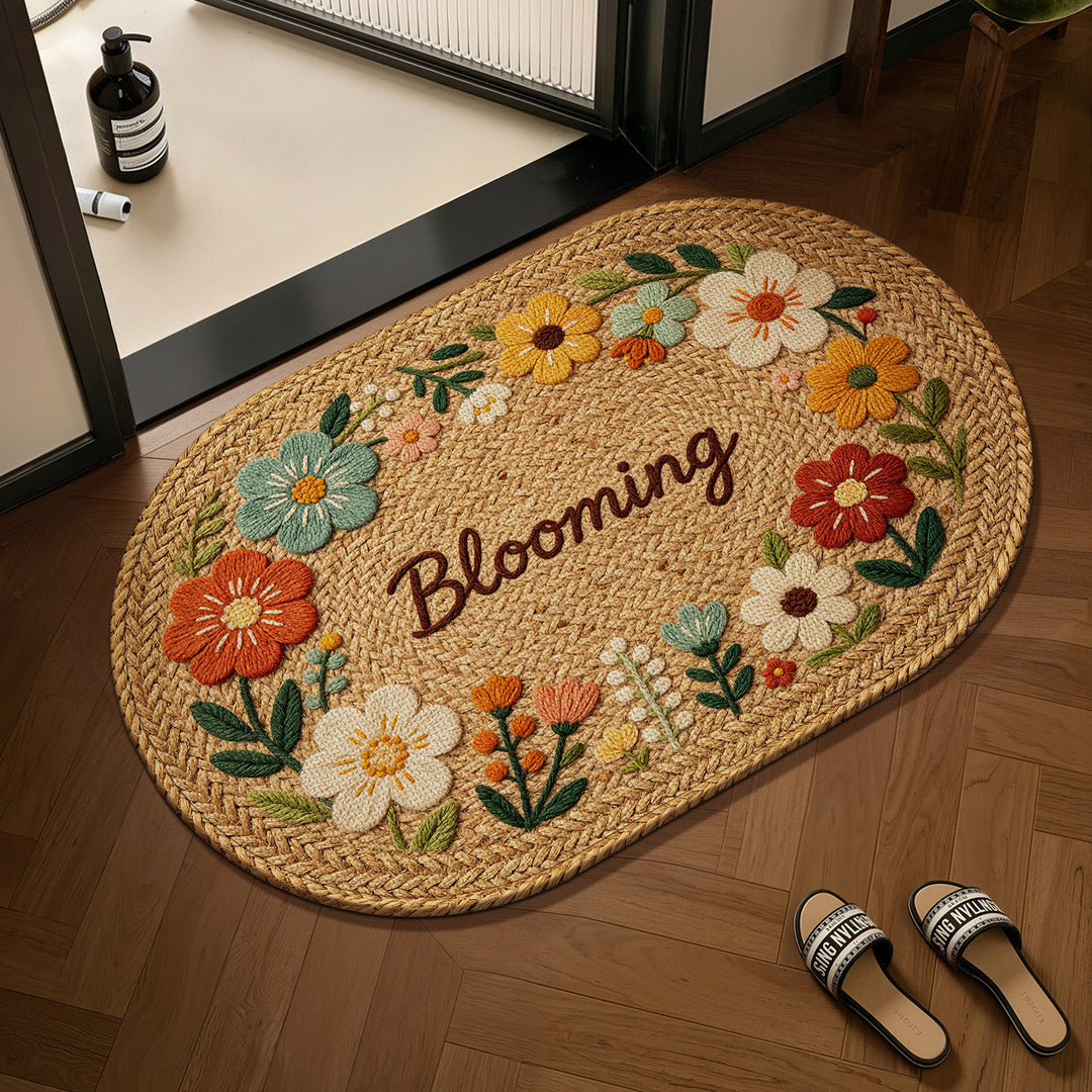 Decorative Pumpkin-Themed Area Mat