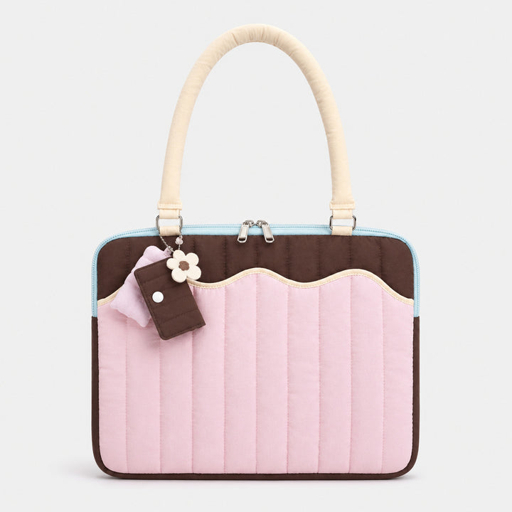 Quilted Laptop Sleeve Tote