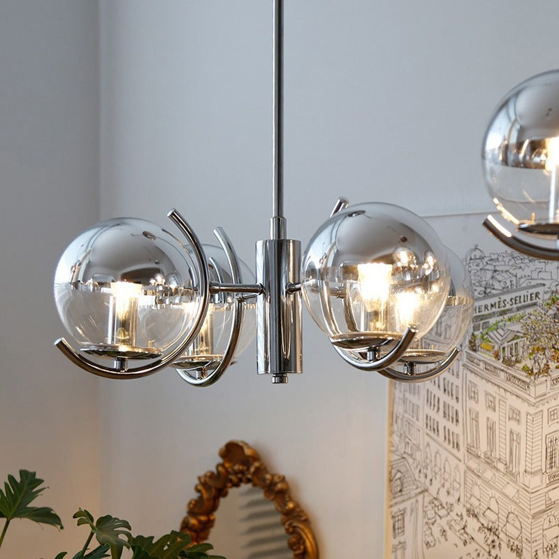 Modern Geometric Globe Pendant Light