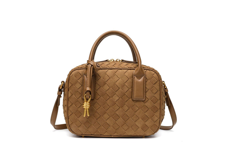 Textured Leather Boutique Handbag Kalsten