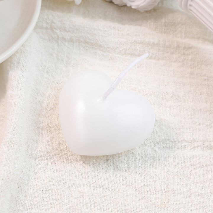 Heart-Shaped Floating Decorative Wax Candle