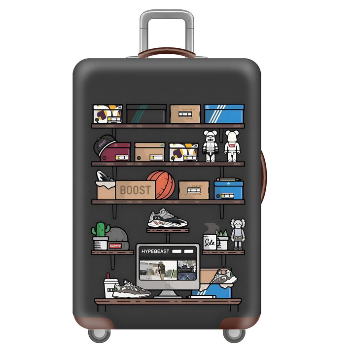 Unisex Hard-shell Suitcase with Impressive Futuristic City Design Kalsten