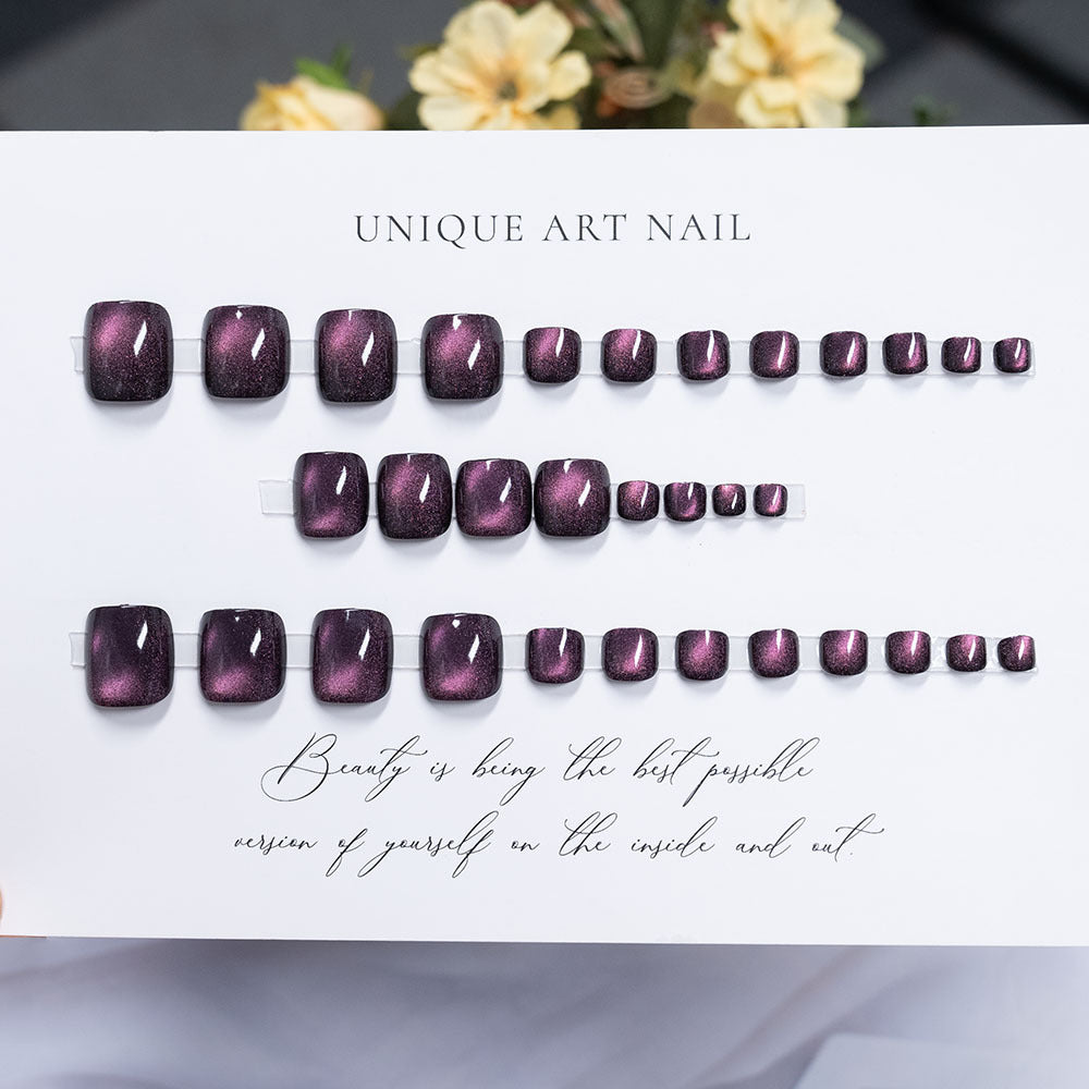 Elegant Metallic Nail Art