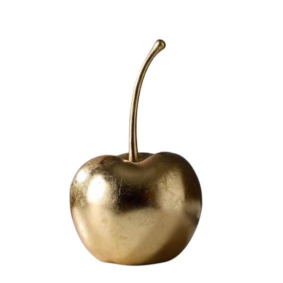Decorative Golden Cherry Sculpture