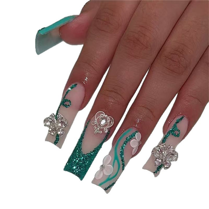 Glamorous Glittery Nail Art Extensions Kalsten