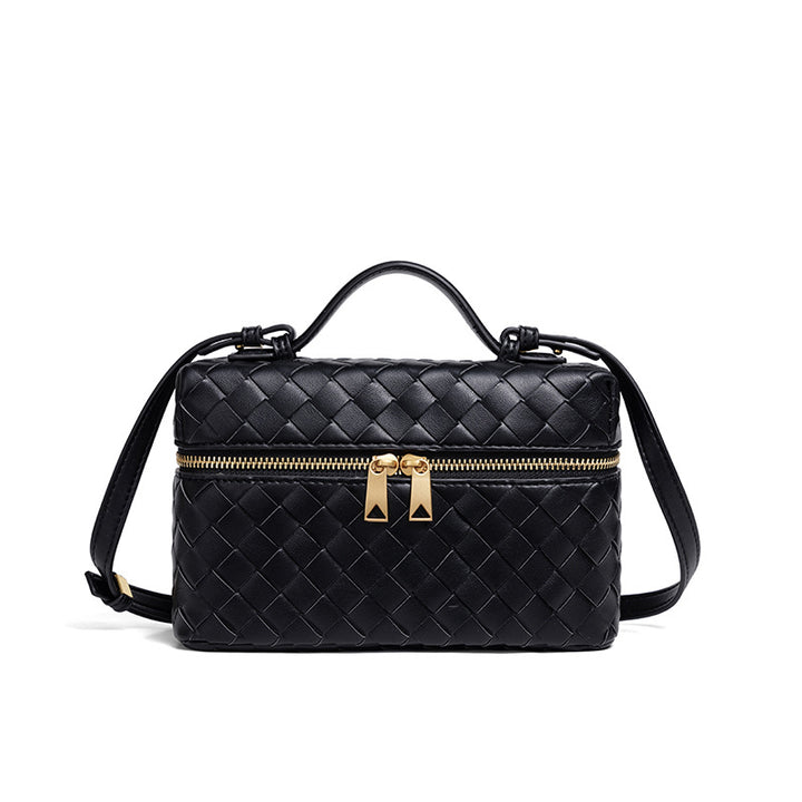Woven Leather Cosmetic Case Kalsten