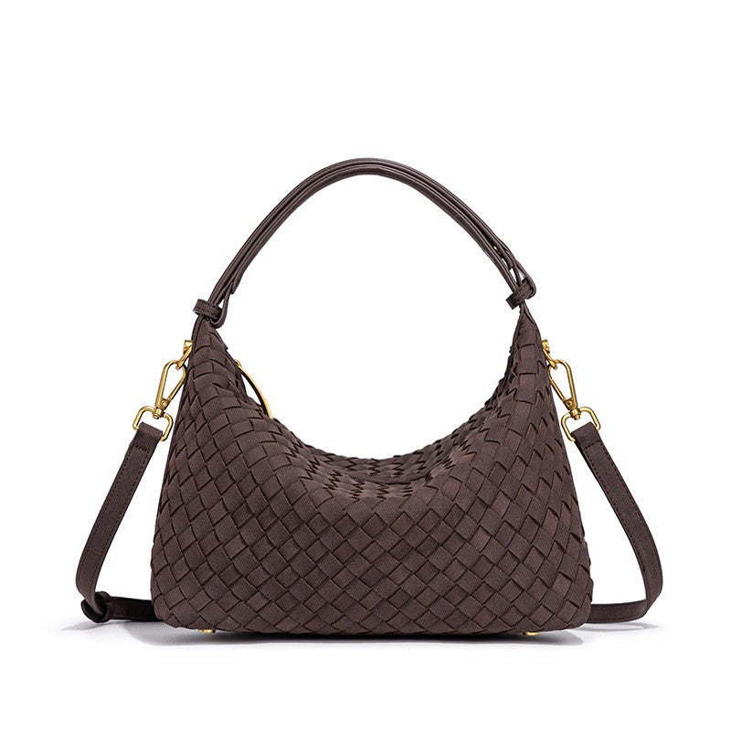Woven Suede Hobo Bag Kalsten