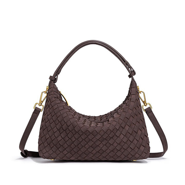 Woven Suede Hobo Bag Kalsten