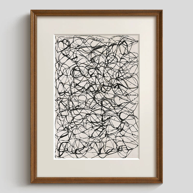 Abstract Line Art Illustration