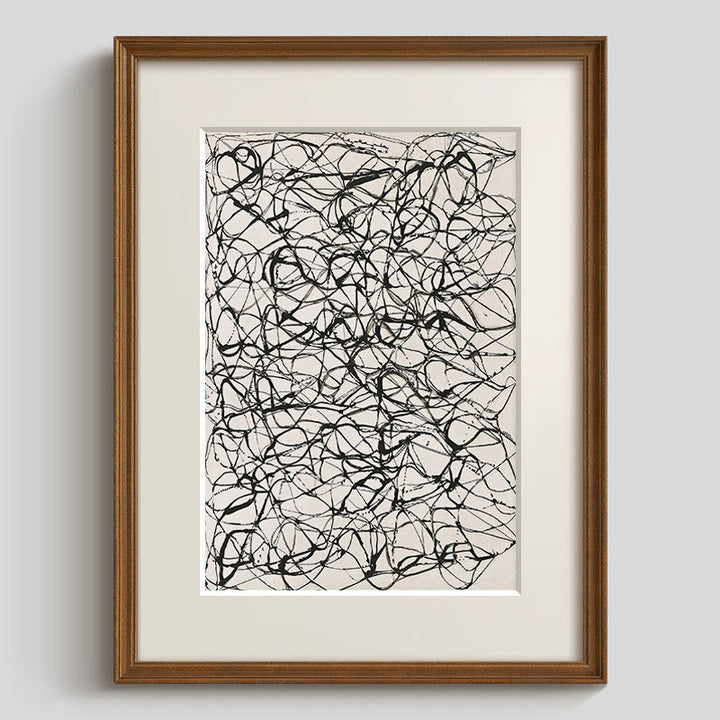 Abstract Line Art Illustration