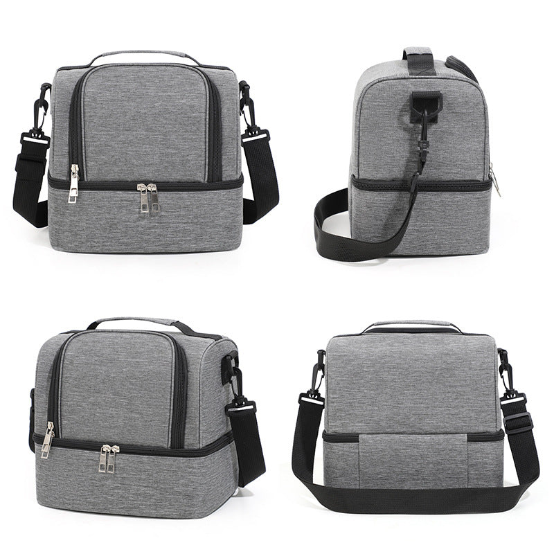 Insulated Lunch Bag with Multi-Functional Compartments