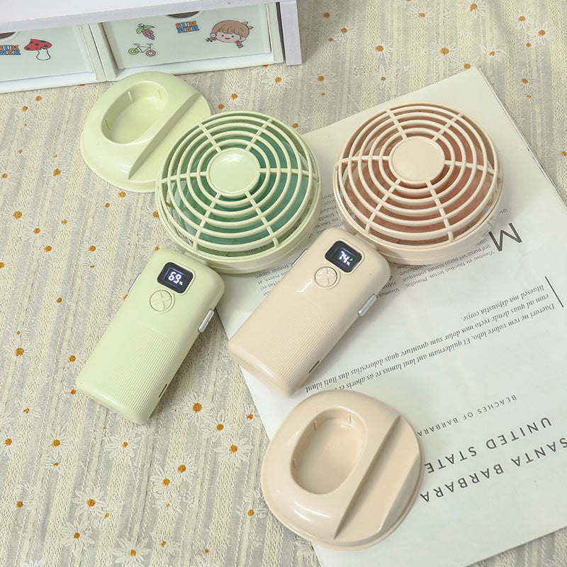 Women's Portable Mini Fan with Digital Display Kalsten
