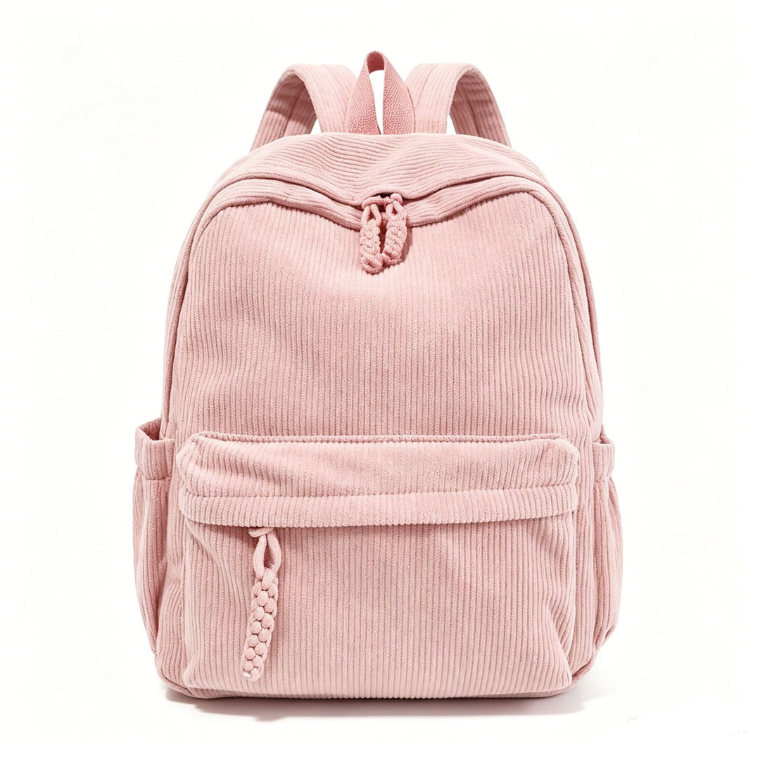 Stylish Corduroy Backpack