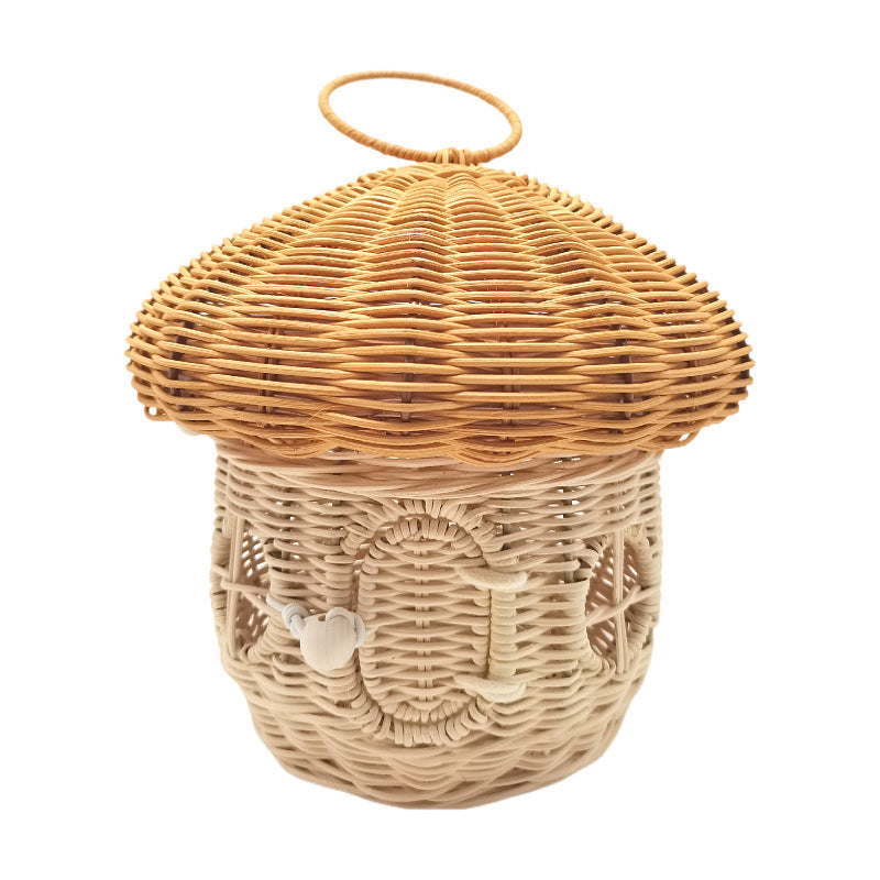 Playful storage basket with mushroom hat design Kalsten
