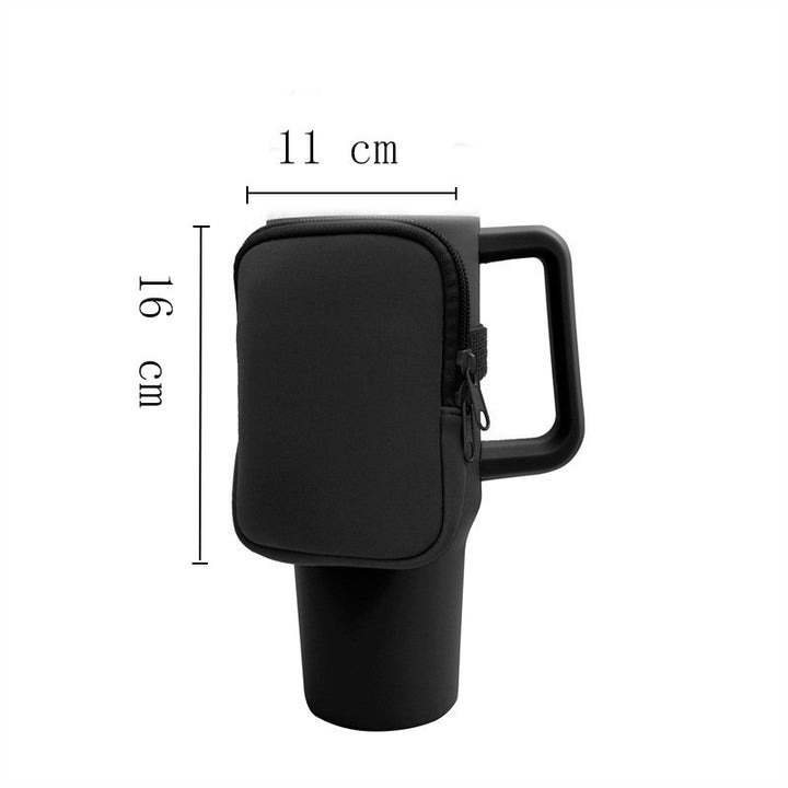 Ladies trendy and sparkling drinking bottle with shoulder bag Kalsten