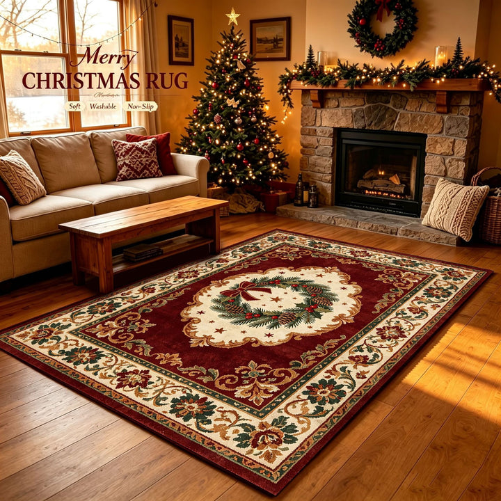 Christmas-Themed Decorative Area Rug Kalsten