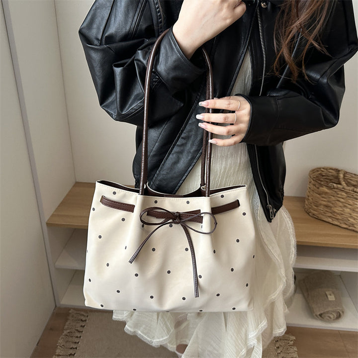 Polka Dot Decorative Tote Bag