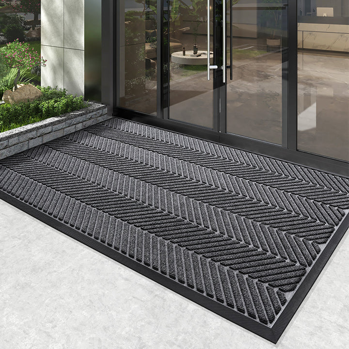 Herringbone Pattern Entrance Mat Kalsten
