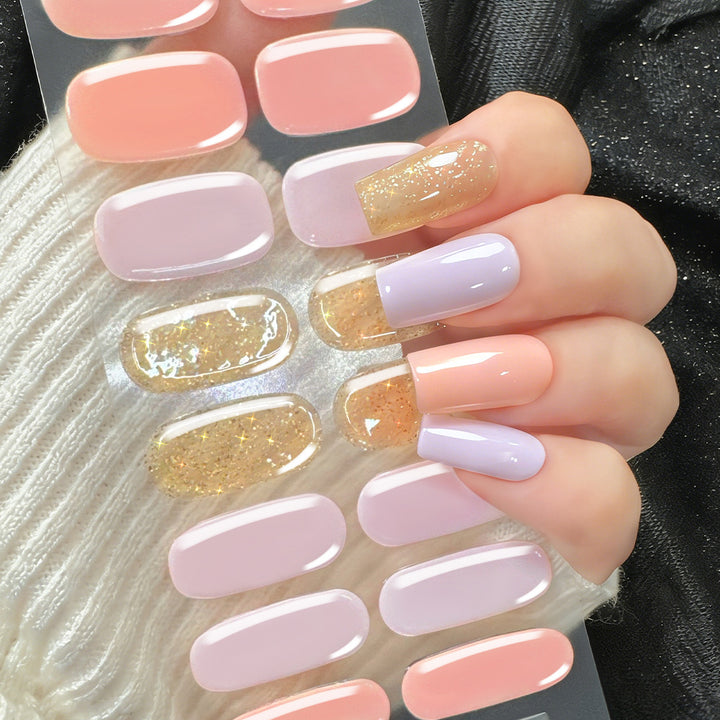 Premium Glossy Gel Nail Tips Set