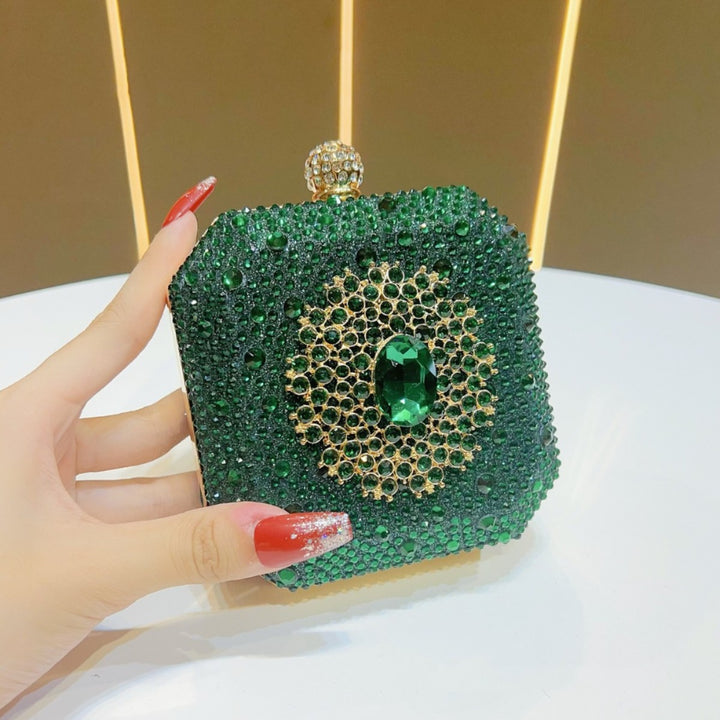 Dazzling Rhinestone-Embellished Clutch