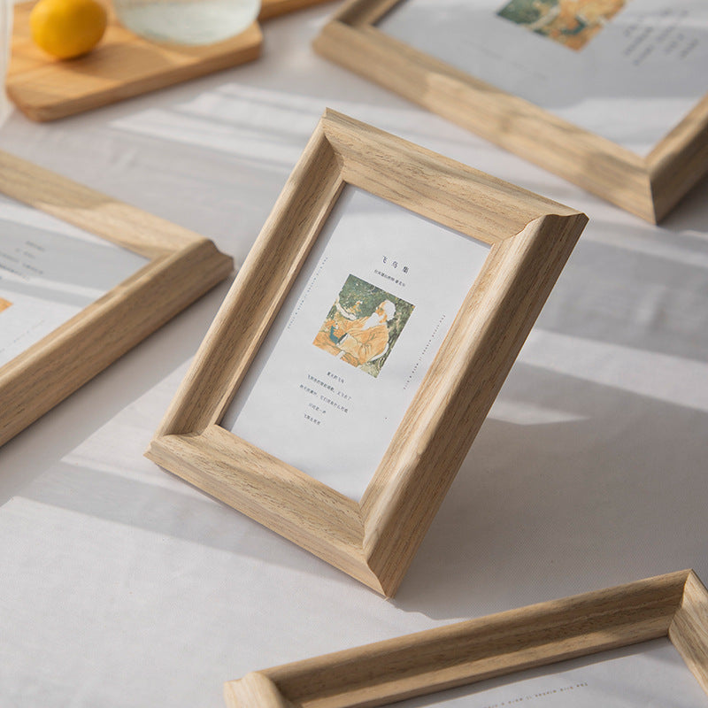 Wooden Artwork Display Frame for Home Decor