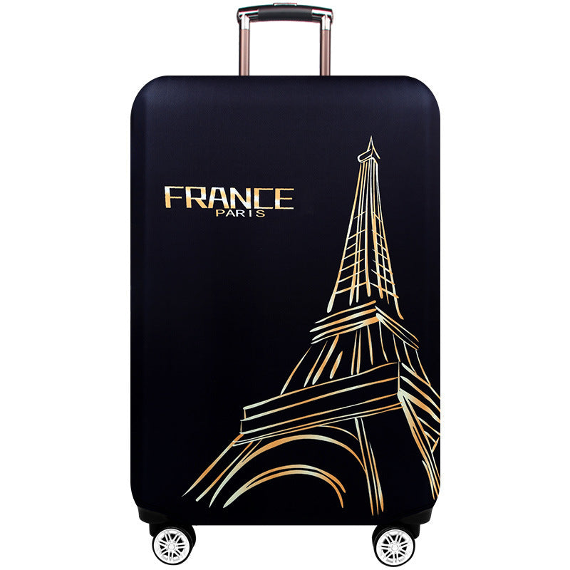 Ladies hard shell suitcase with elegant pattern print Kalsten