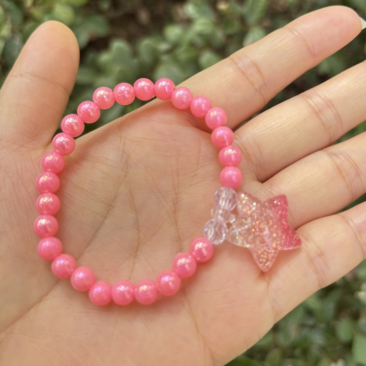 Cute bracelet with elephant charm Made of glass Kalsten