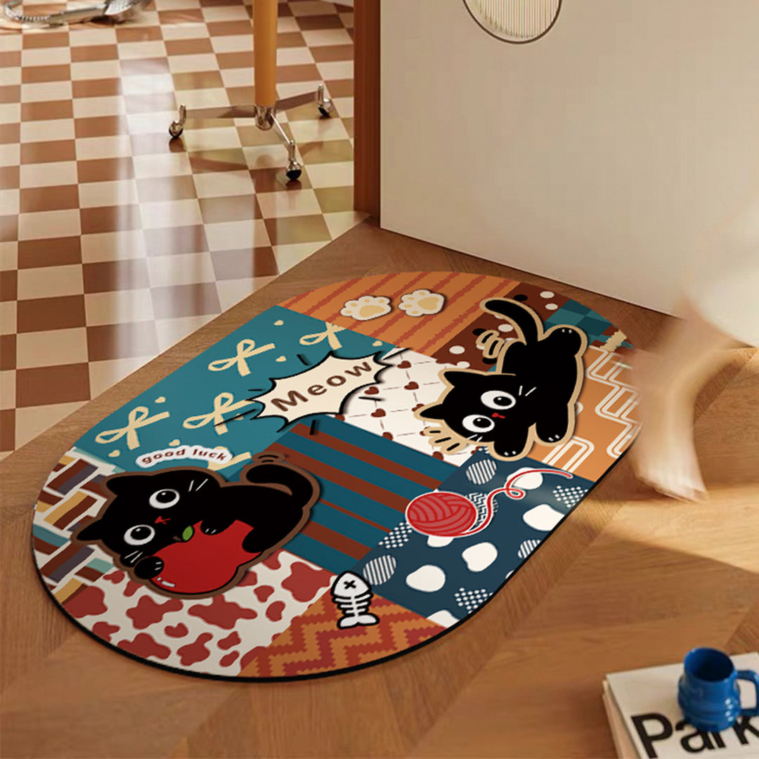 Geometric Pattern Floor Mat