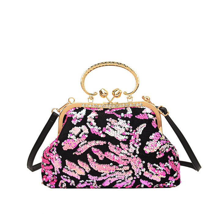 Elegant Sequined Evening Handbag
