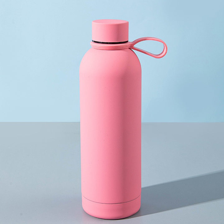 Ladies stylish stainless steel drinking bottle with innovative closure Kalsten