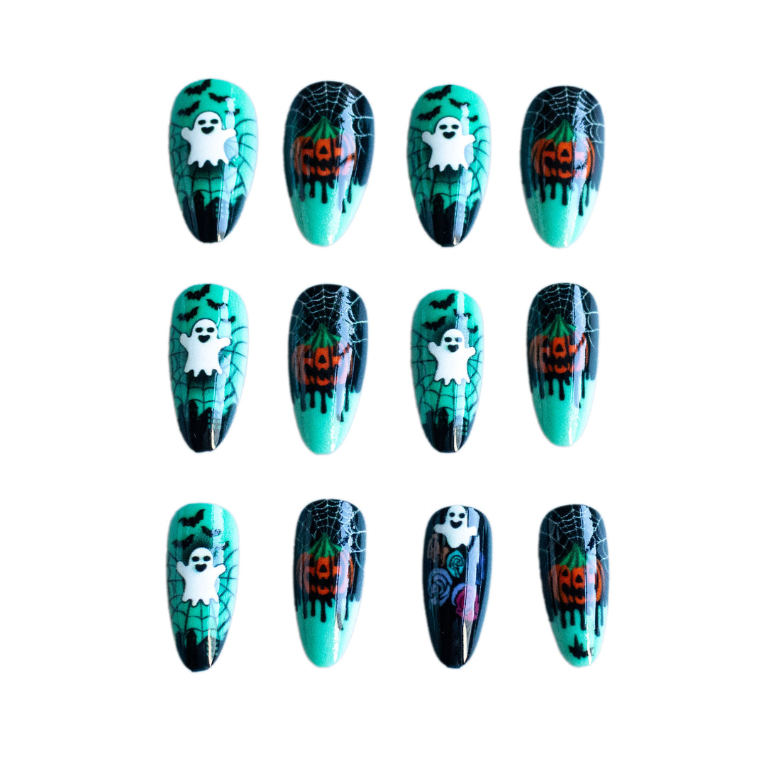Halloween-Themed Creative Nail Art Kit  1790957806