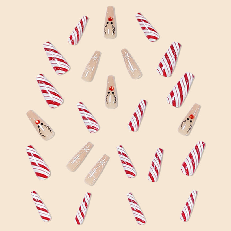 Festive Holiday Nail Art Extensions
