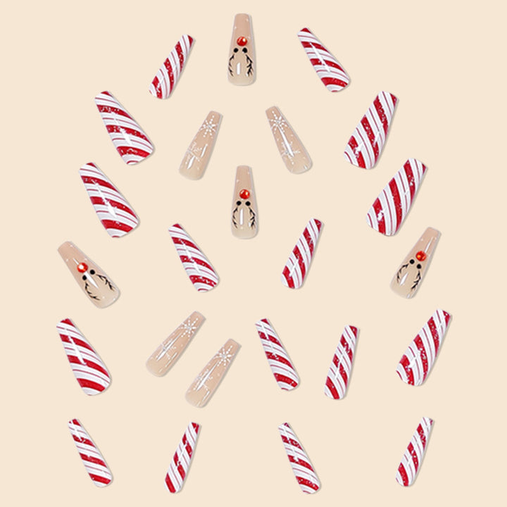 Festive Holiday Nail Art Extensions