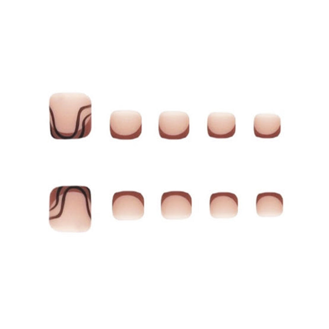Artistic French Tip Nail Art Kalsten