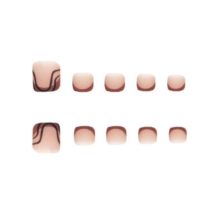 Artistic French Tip Nail Art Kalsten