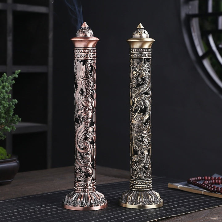 Incense Holder with Intricate Dragon Design Kalsten