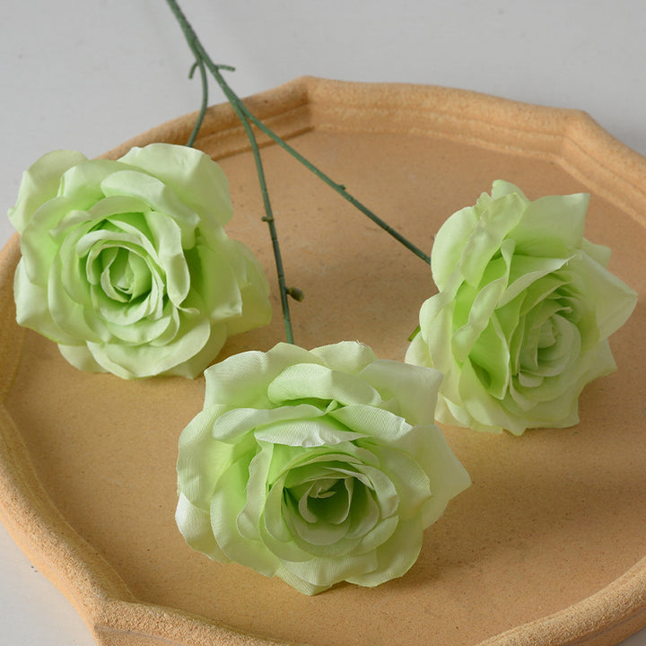 Realistic Silk Rose Decoration