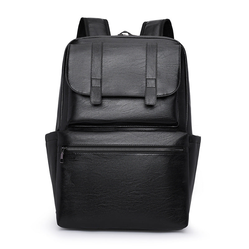 Multi-Functional Leather Laptop Backpack