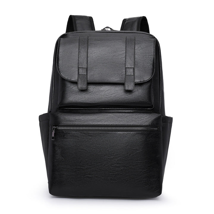 Multi-Functional Leather Laptop Backpack