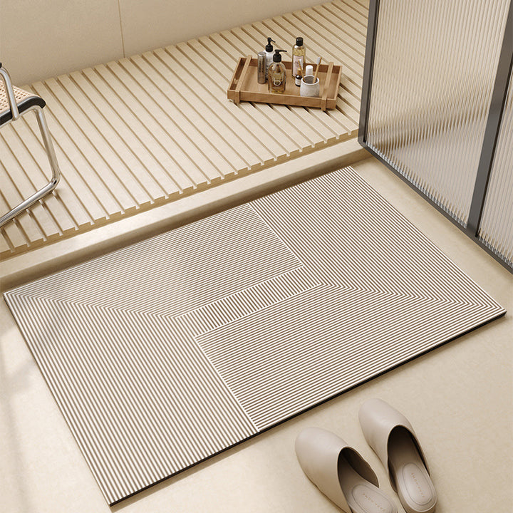 Elegant Textured Bath Mat