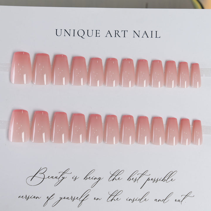 Glossy Square Press-On Nails