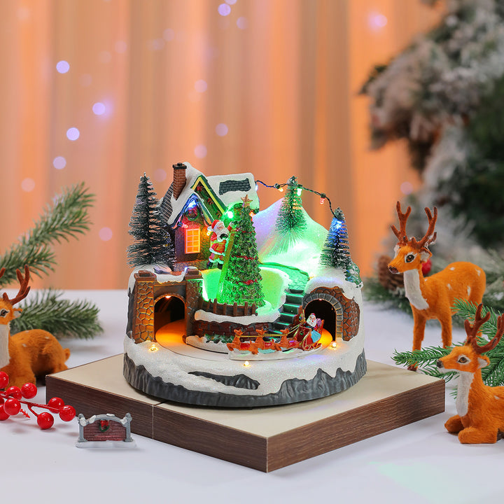 LED Light-Up Christmas Village Display Kalsten
