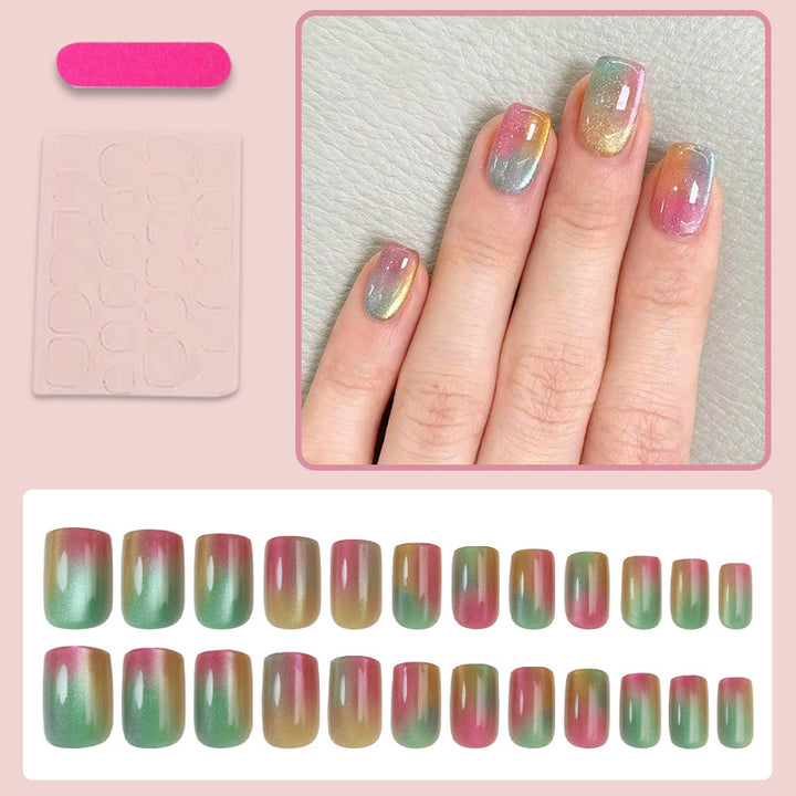 Nail art set with shimmering ombre effects Kalsten