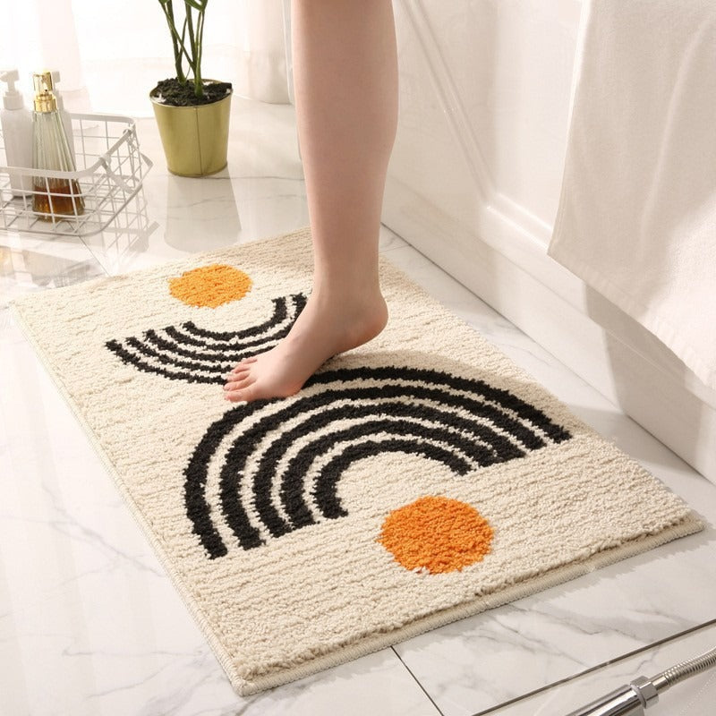 Cute Cat-Themed Bathroom Mat