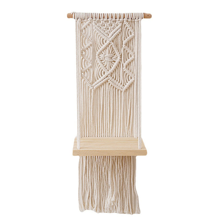 Macramé Wall Hanging Planter Shelf Kalsten