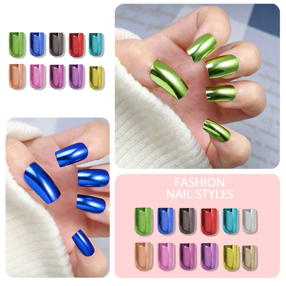 Metallic Polish Press-On Nail Set Kalsten