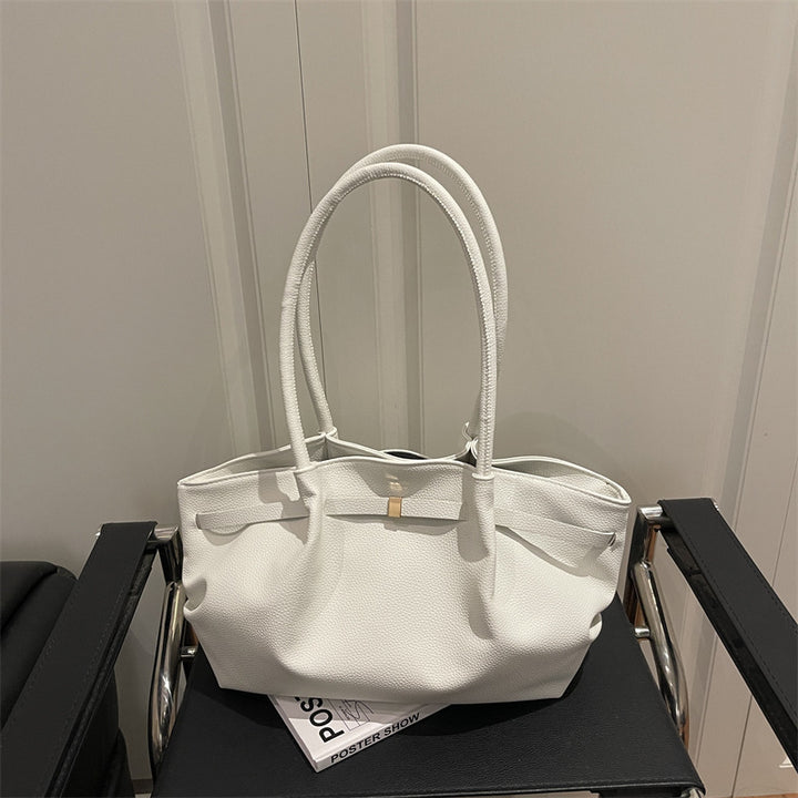 Premium Soft Leather Handheld Tote Bag Kalsten